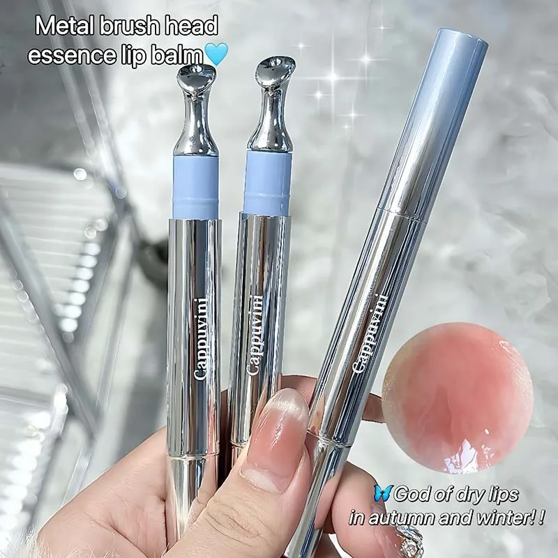 Cappuvini Mirror Glass Lip Gloss Watery Shine Nude Brighten Skin Lip BalmAffordable Student Lipstick Makeup Cosmetic