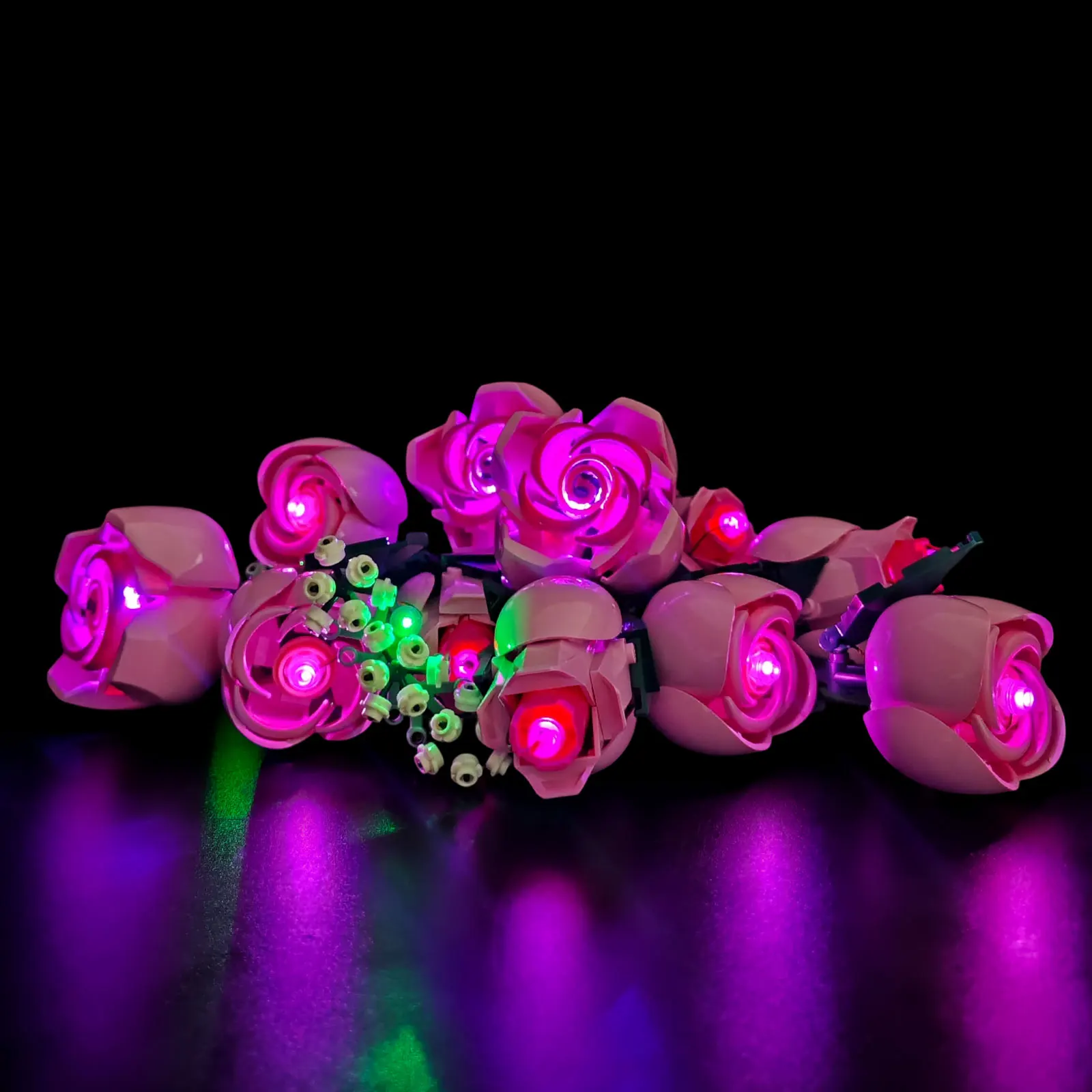 LYBMTWF LED Lighting Kit Compatible with Lego 10374 Pink Rose Bouquet  (NOT Include Model Bricks)