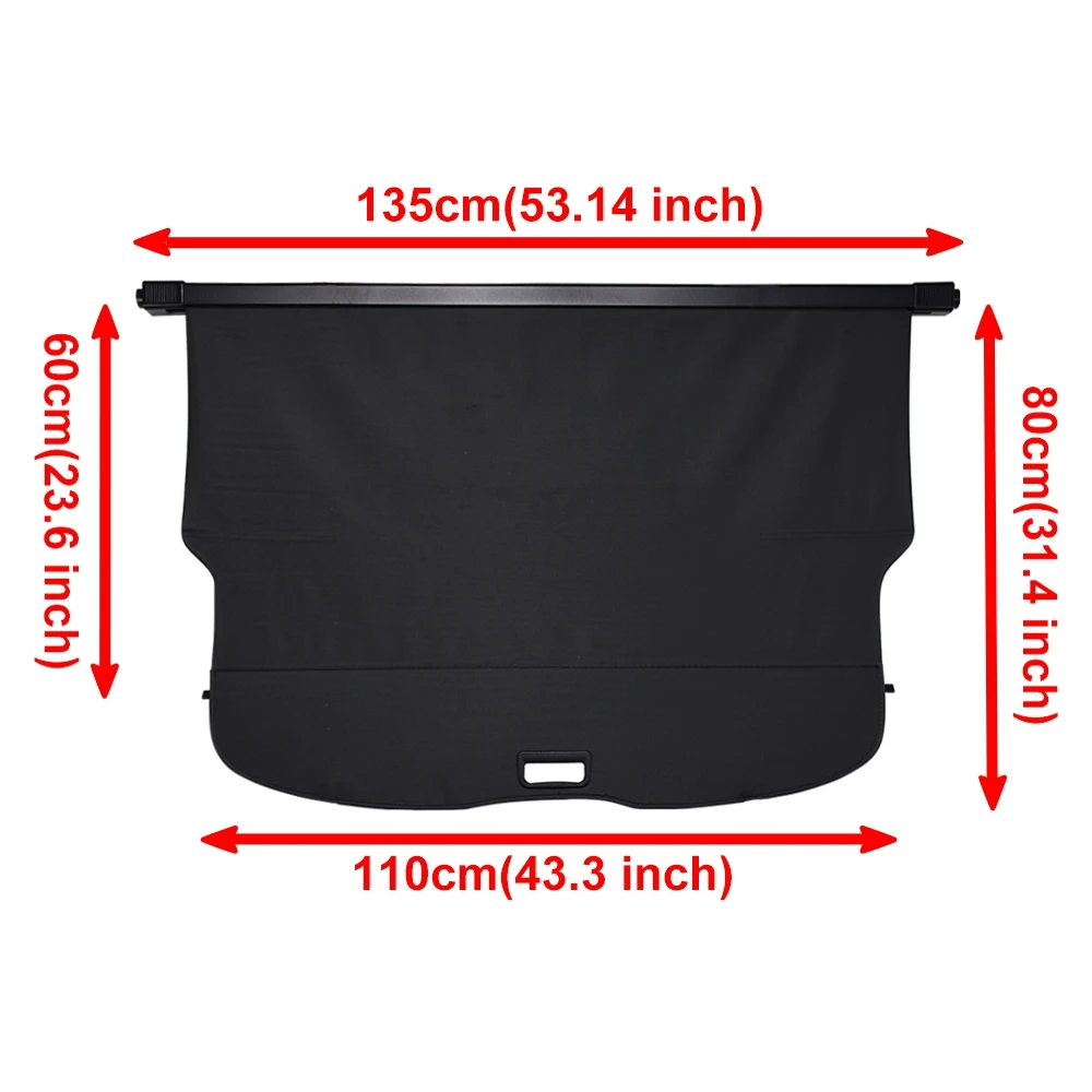 Car Trunk Shield Cover Fit for Renault Koleos 2017-2019 Cargo Luggage Security Curtain Storage Rack Auto Shelf Retractable