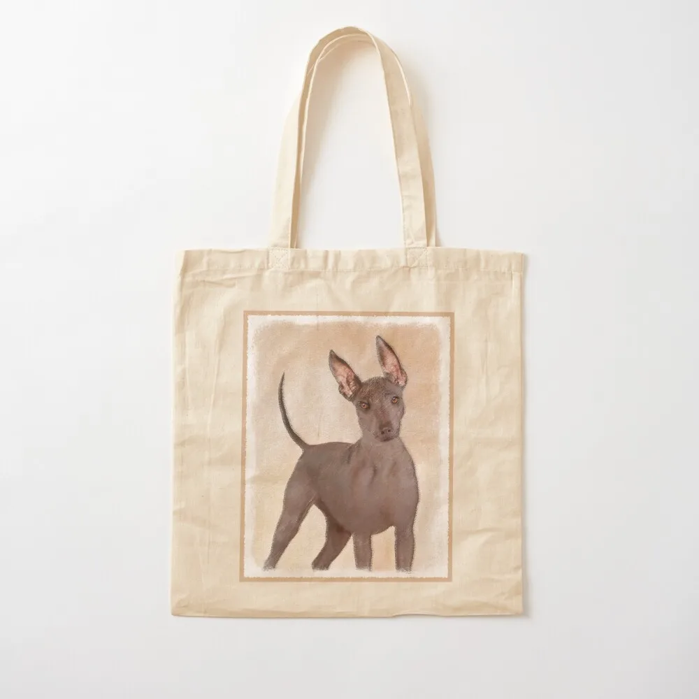 Xoloitzcuintli Painting - Cute Original Dog Art Tote Bag tote bag screen Fabric bag sac pour femme great
