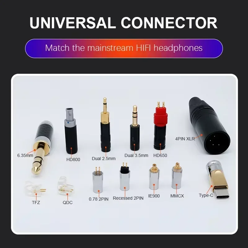 ZiSin-26 HiFi IEM-Kabel für KZ FiiO MoonDrop mit 2,5/3,5/4,4mm auf IE900/2PIN/MMCX/QDC/TFZ/Dual 3,5mm Anschlüssen – Detail 13