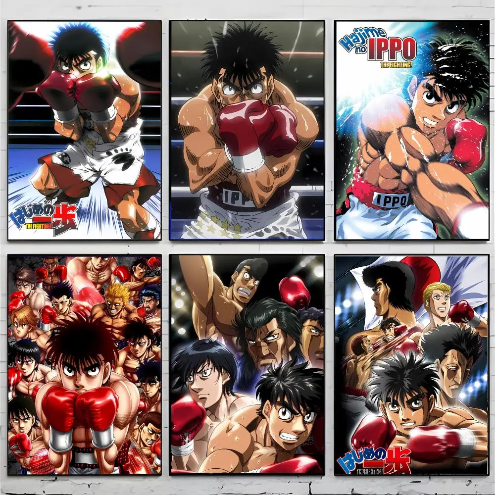 Intense Inspirational Boxing-Themed H-Hajime No Ippo Poster Superior Home Space  Indoor Decorative Art & Home Decor