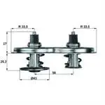 

TX3388D for thermostat (88 °) F2700 P G R T 4