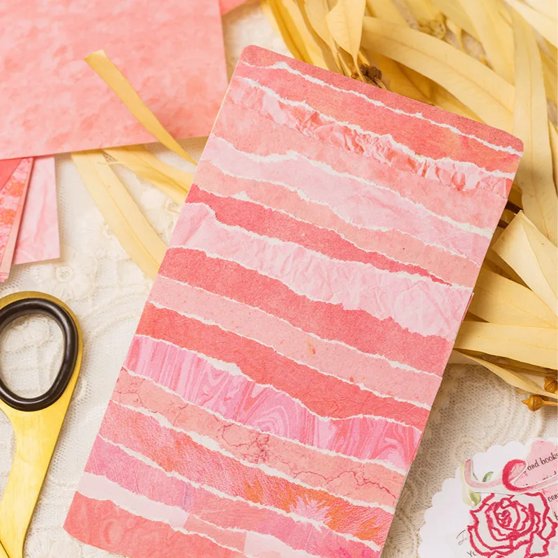 100 ورقة خمر قصاصات ورقية حساب اليد ورقة DIY المواد الزخرفية قاعدة ورقة DIY بها بنفسك سكرابوكينغ المواد ورق الحرف #4