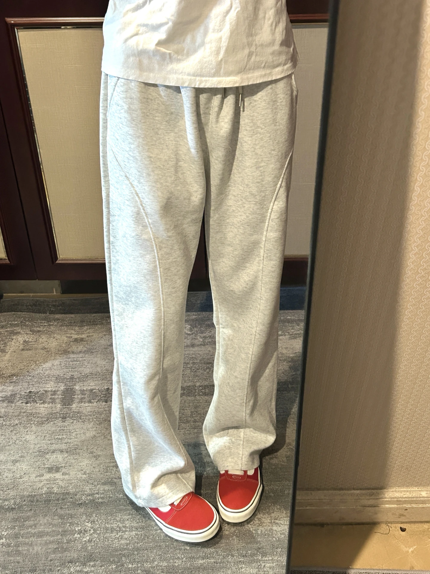 

Мужские расклешенные повседневные брюки Cleanfit Spor, американские брюки-клеш с наклонным вырезом, осенние прямые брюки с драпировкой и микро-клеш