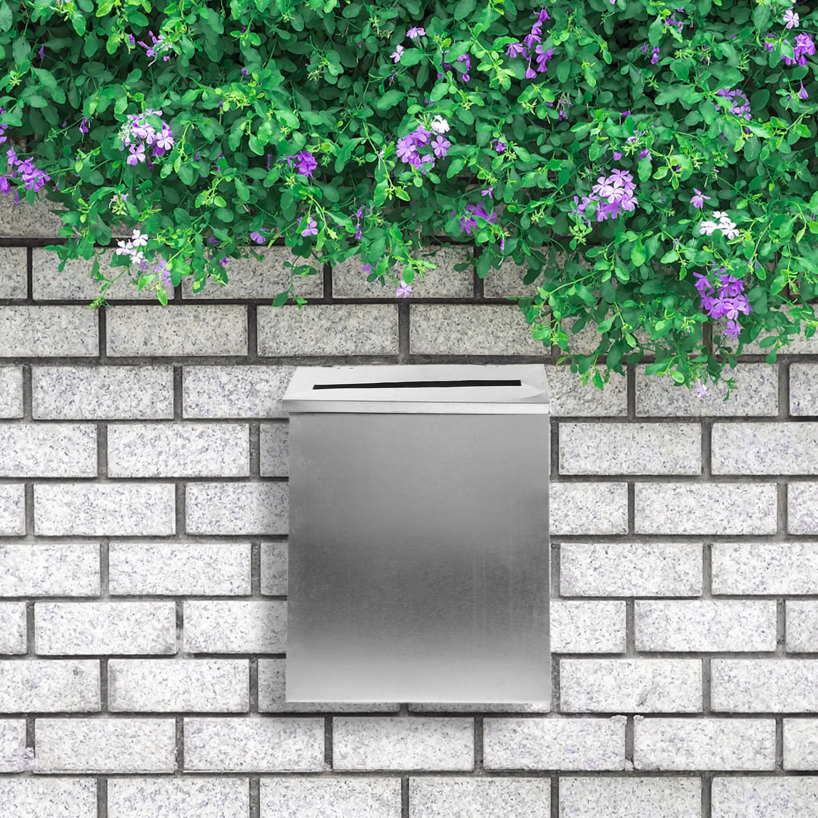 Wall Mount Iron Mailbox Retro Style Vintage Post Box for Household Office Institution Suggestion Complaint Box Envelope Magazine