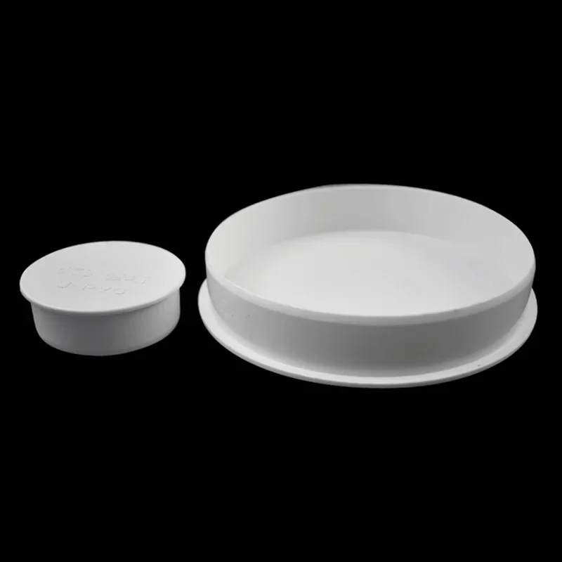 1-10pcs 20/25/32/40/50/60/75/89/110/140/160/165/200/250/315/400mm PVC Pipe Plug Cap Tube Cover White Drainage Pipe Protect Cover