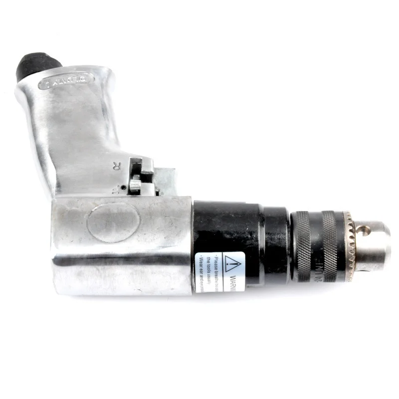 3/8 in Pneumatic Air Drill Pistol Type Reversible Function Square Shank for Wall Floor and Iron Plate Drilling