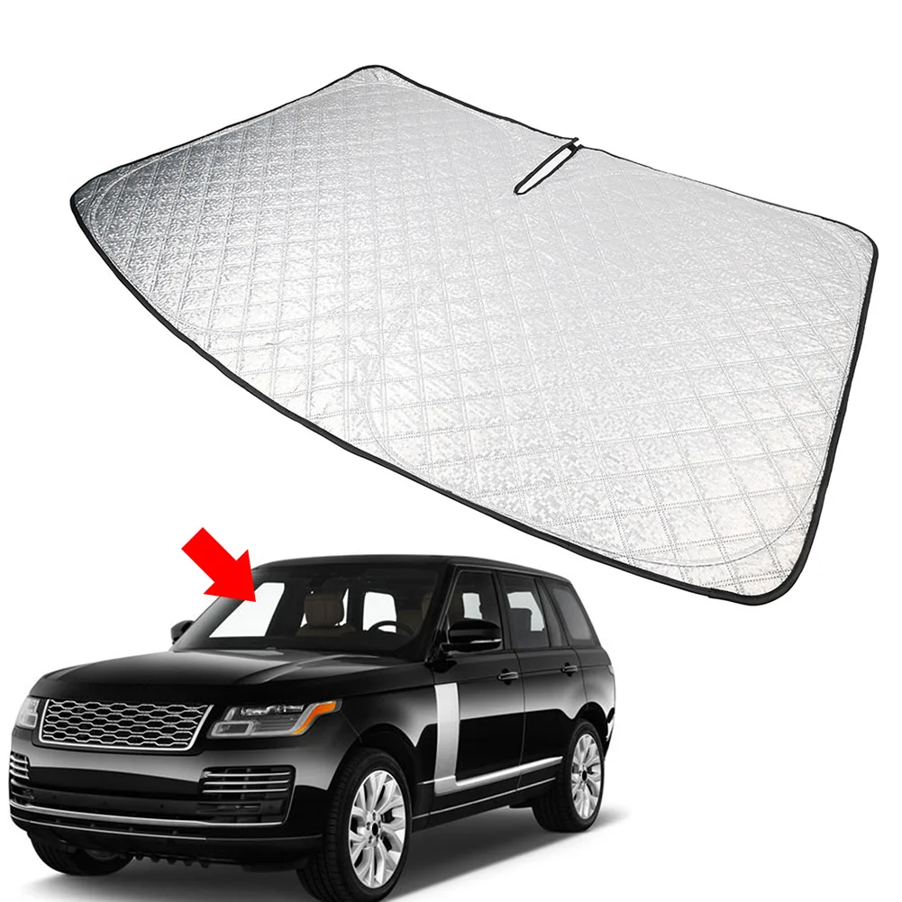 Car Window Sunshade Cover Sun Shade Foldable Front Windshield Visor Protector For Land Rover Range Rover 2013-2021
