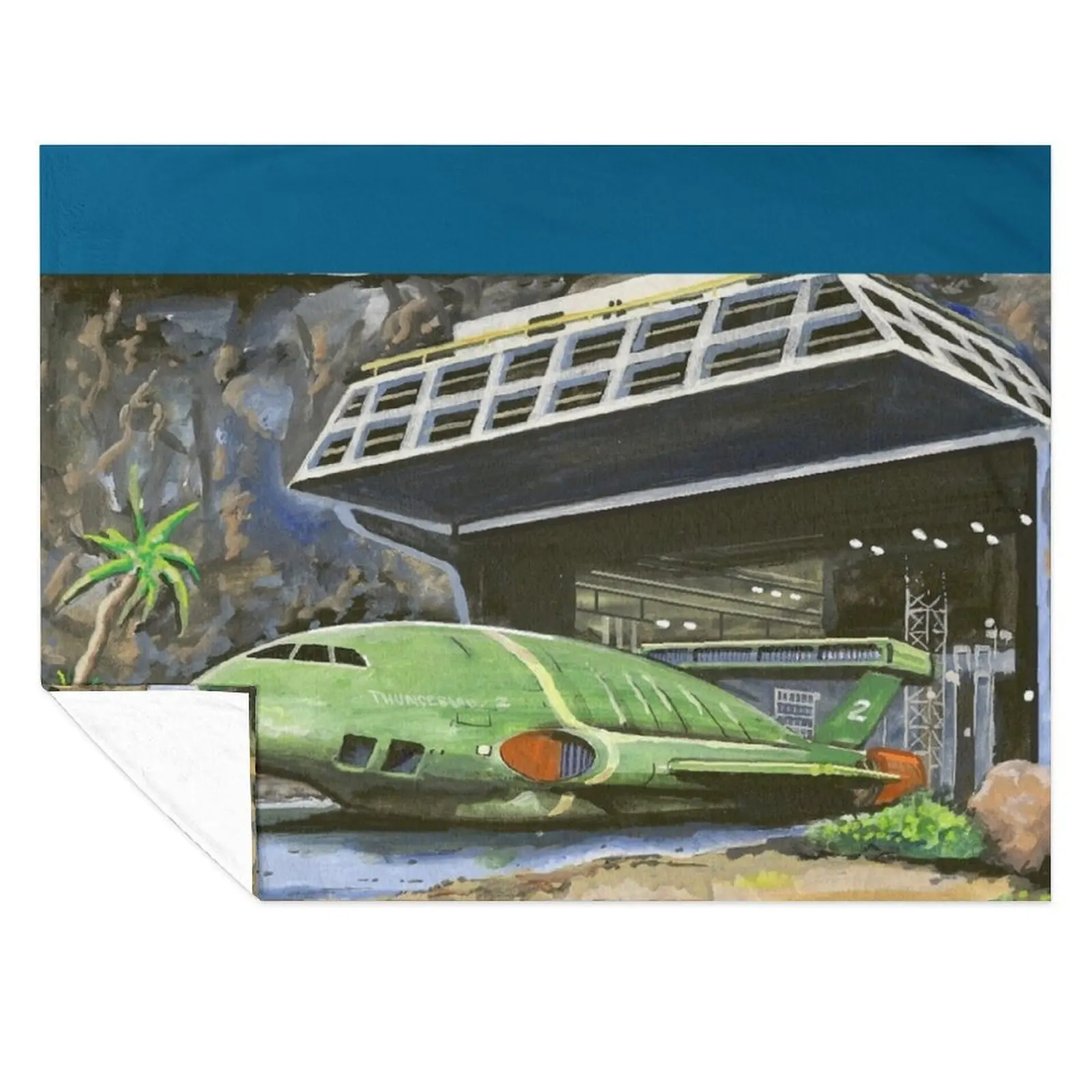 

Thunderbird 2 from Thunderbirds Throw Blanket Summer Camping Decorative Beds Blankets