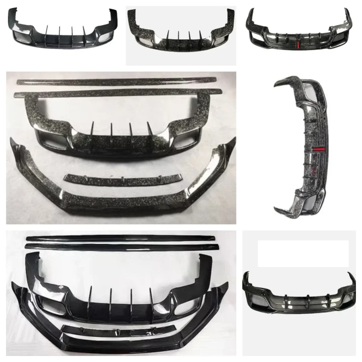 

Комплект кузова из кованого углеродного волокна, боковая юбка для Porsche Panamera 971 2017, конвертирующая заднюю лопата с подсветкой, автомобильные аксессуары