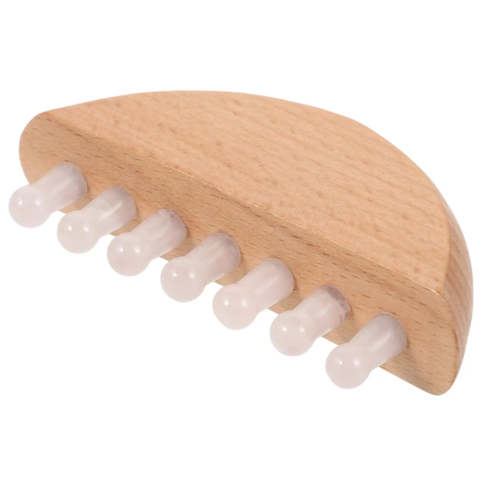 

Деревянная расческа для массажа с розовыми кристаллами, широкие зубья, для распутывания волос, для всех типов волос, бережная к коже головы, антистатическая, дорожный размер