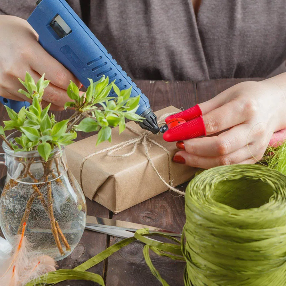 

20Pcs Silicone Finger Protectors Heavy-Duty Anti-Slip Finger Cots Multi-Function Reusable Safety Covers for Household Tools