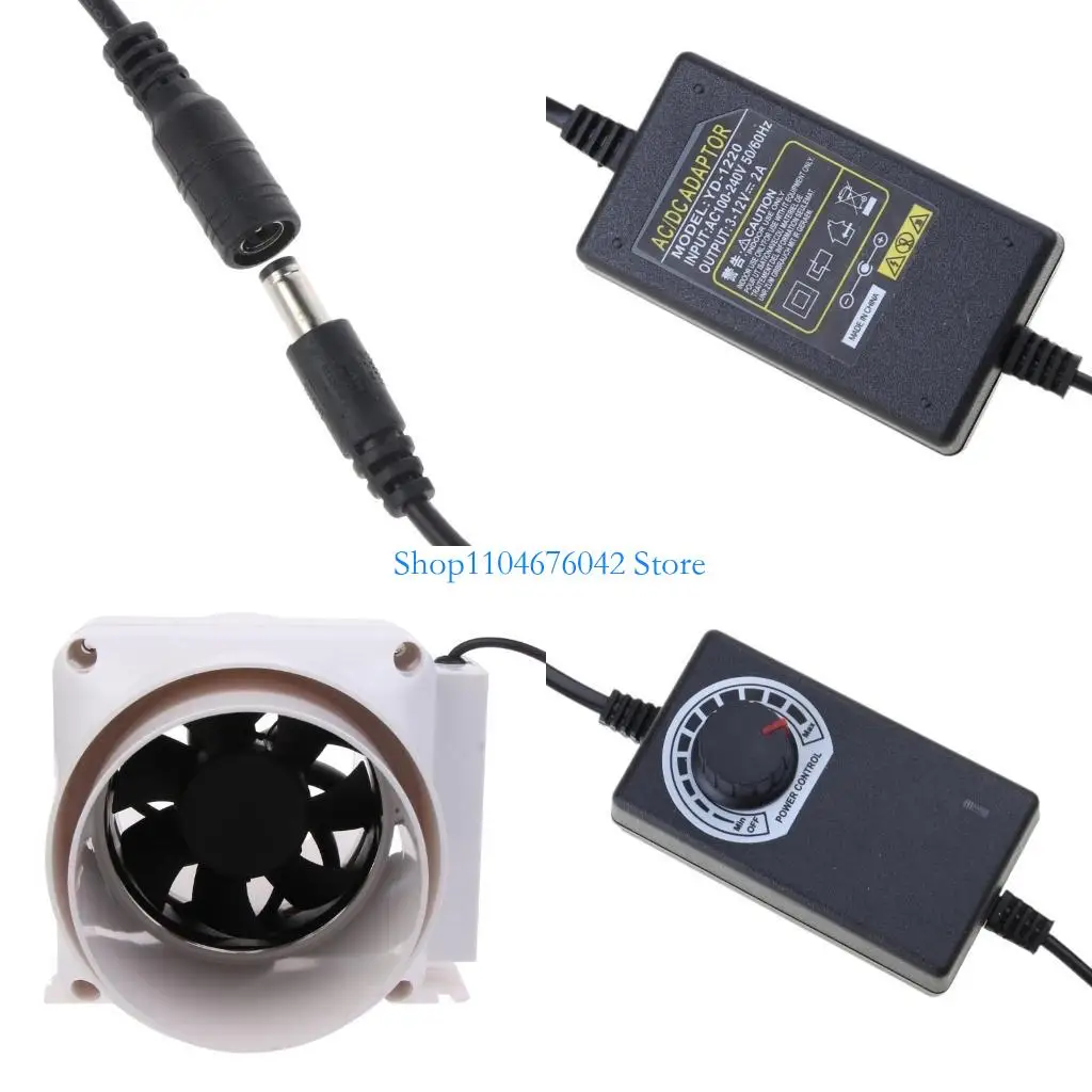 

5asd Fume Extractor Blower 13W Duct Fan Speed Adjustable Air Extractor Exhaust Ventilation for Home Bathroom Kitchen