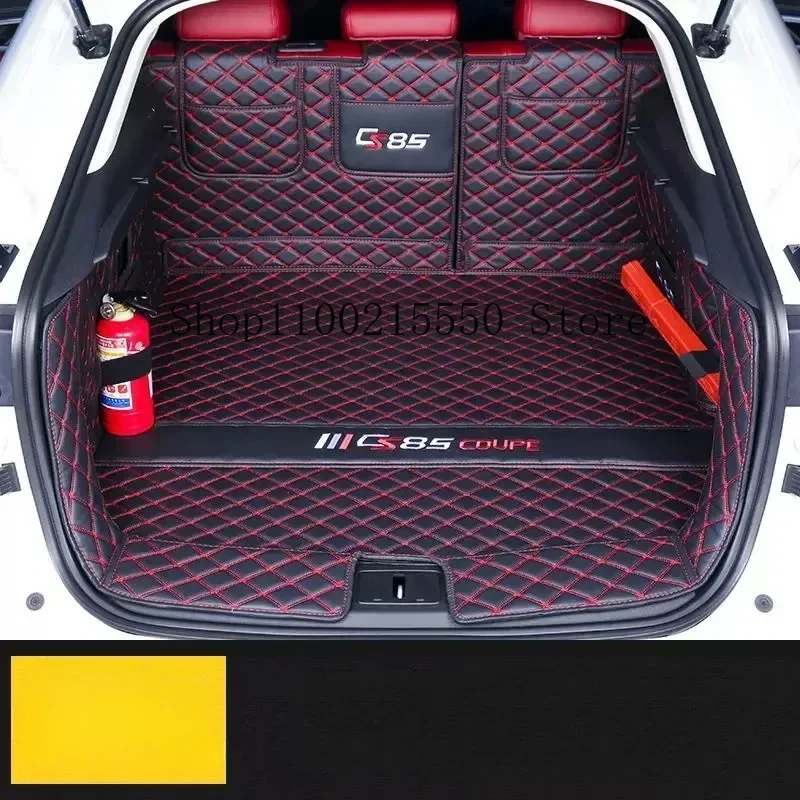 

For Changan CS85 COUPE 2022 2023 2024 Custom Trunk Mats Leather Durable Cargo Liner Boot Carpets Interior Cover Car Accessories