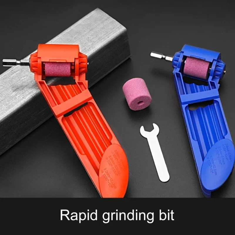 Affûteur de forets portable pour les amateurs de bricolage, comprend une meuleuse enveloppée et une meule, CraftTIME