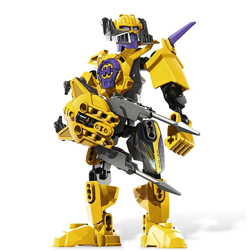 Hero Factory Star Warrior Bouwstenen Evo 2in1 Combinatie Robot Mech Bionicle Figuren Stenen Speelgoed voor Jongens Kindercadeaus