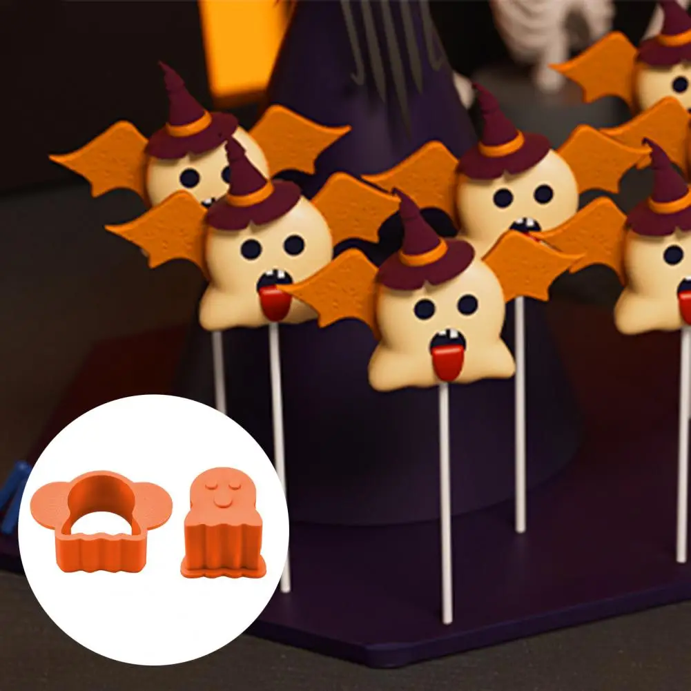 Halloween Cake Mold Set Pumpkin Cake Pop Mold Halloween Cake Pop Mold Set Pumpkin Ghost Shapes 3d Printed Cookie for Party