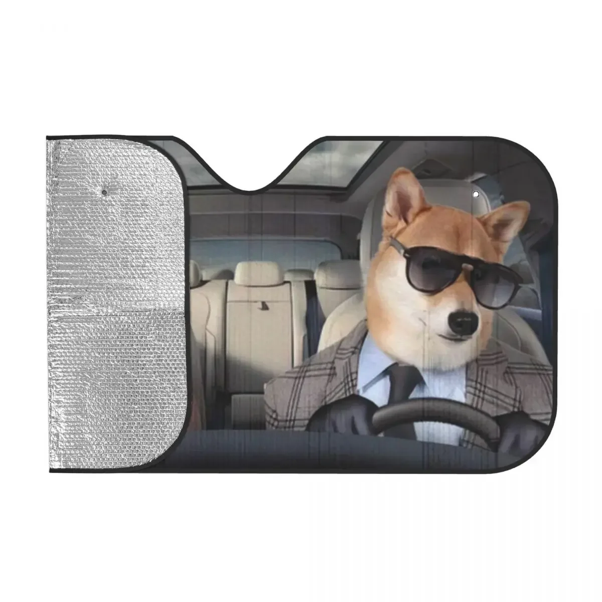 SHIBA INU CAR Car Sunshades Reflector Anti Uv Funny Custom Car Sunshade Sun Shade