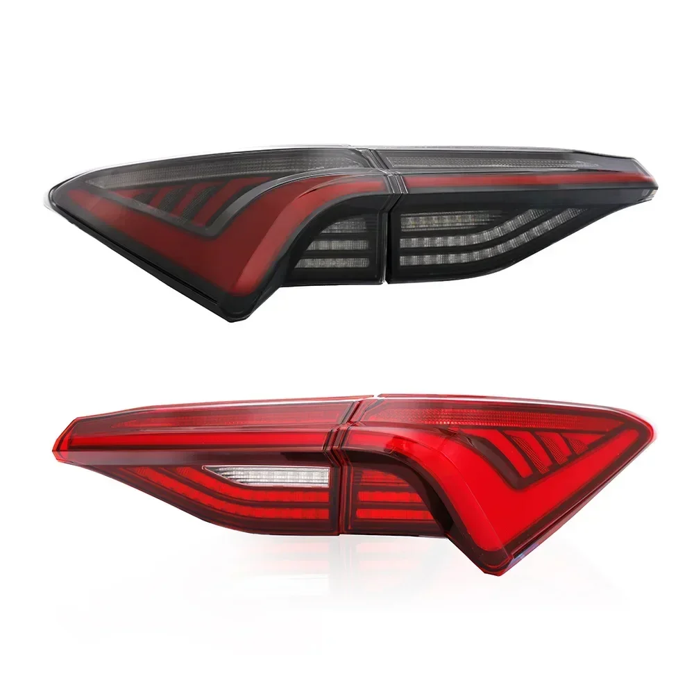 

Suitable for Toyotas 19-22 Asian dragon tail light assembly through-type flowing LED turn signals