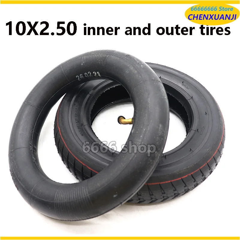 10 Inch Electric Skateboard Tire 10x2.5 for Electric scooter Skate Board 10x2.50 inflatable wheel Tyre inner outer tires