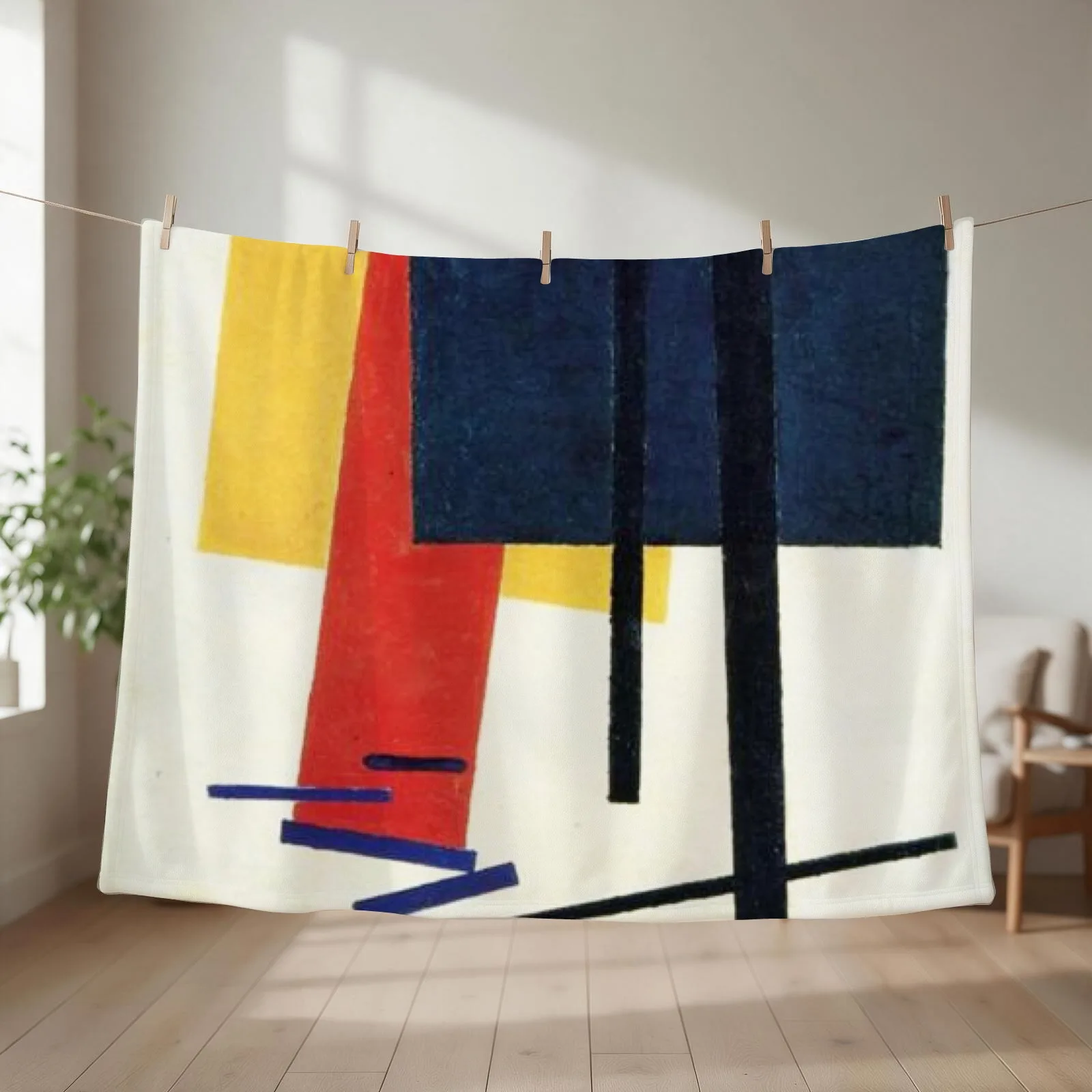 Napoleonic British flag of the South Essex 1st battalion of foot Throw Blanket