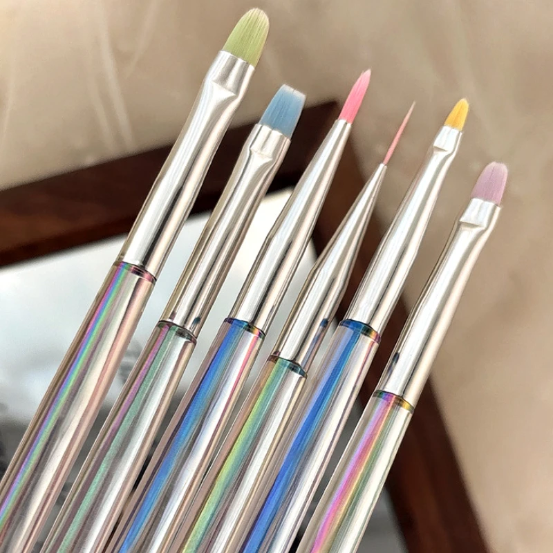 

Magic Rod Art Nail Brush Pulling Pen Round Head Flat Mouth Phototherapy Pen Petal Special Painting Pen Manicure Tools Wholesale