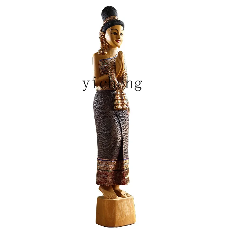 

Sculpture Floor Big Decorations Thai Spa Massage Room Large Thai Decorations