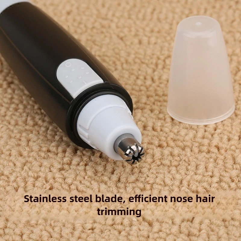 Электрическая машинка для стрижки волос в носу, триммер для волос в носу для мужчин/женщин, ручное и моющееся средство для удаления волос в ушах и носу