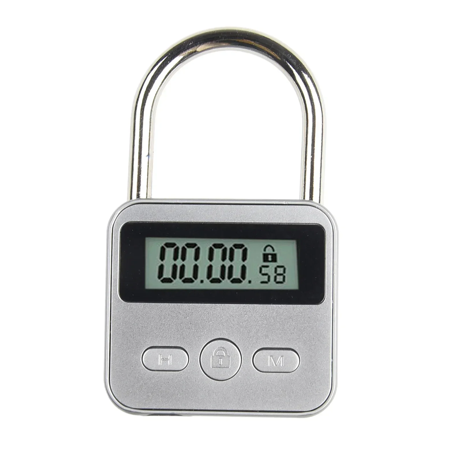 

LCD Display Electronic Time Lock, Automatic Unlock, 99 Hours Max Timing, USB Rechargeable, Great for Delay Patients