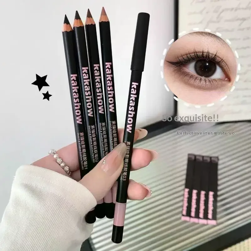Gel Pencil Smooth and Ultra-fine Long-lasting Makeup Color-developing Beginner Eyeliner Eyeliner