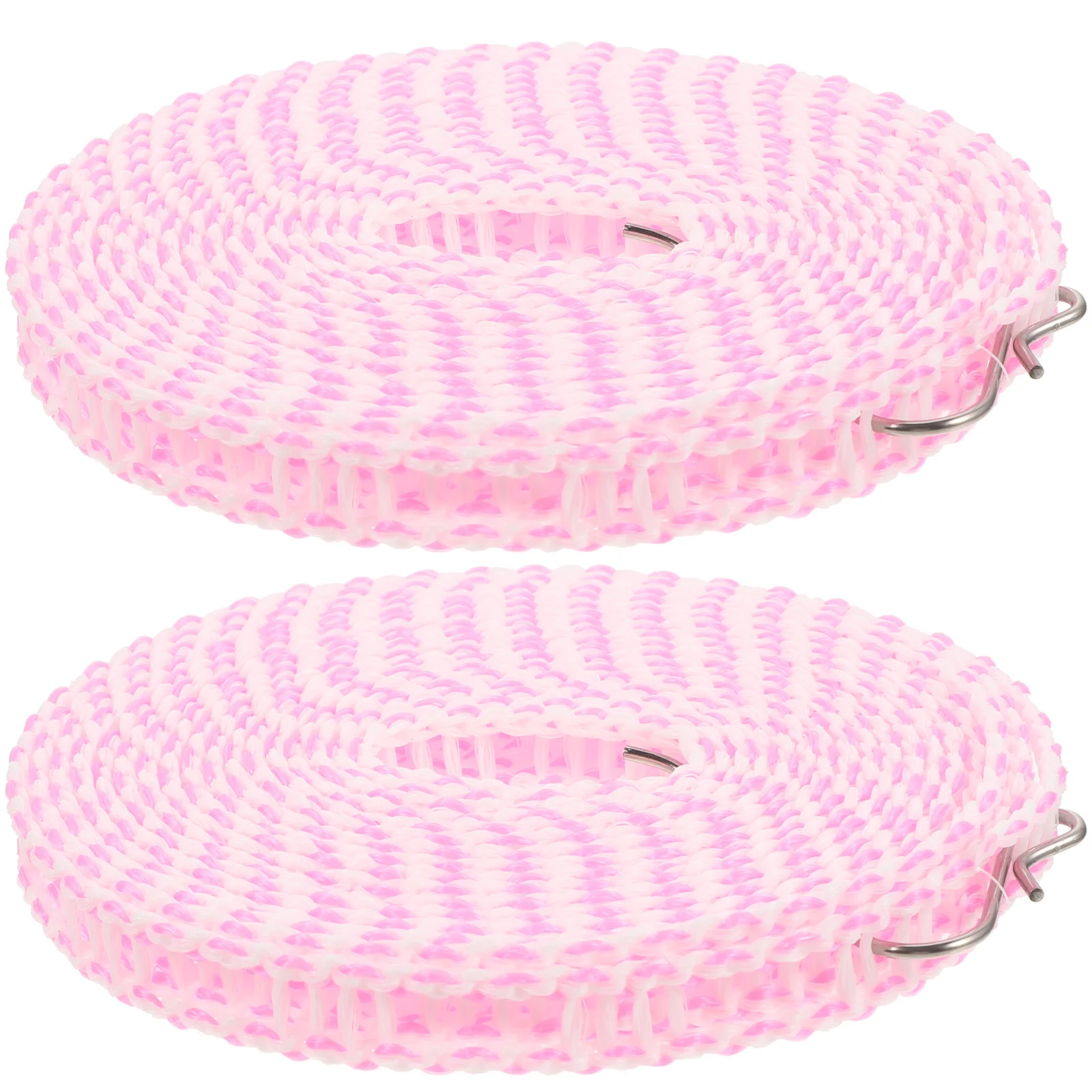 

2Pcs Portable Clothesline Outdoor Heavy-Duty Windproof Nonslip Travel Clothes Drying Rope for Camping Vacation