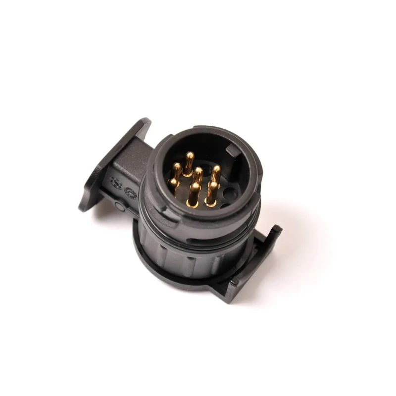 1/2Pcs Durable 13 To 7 Pin Trailer Adapter Wiring Connector Socket Plug 12V Remolque Trailer Accessories for Car Truck Caravan
