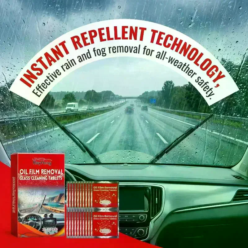 Wiper Fluid Tablets Concentrated Solid Tablets Glass Wiper Windshield Washer Concentrated Effervescent Wiper Tablet For Window