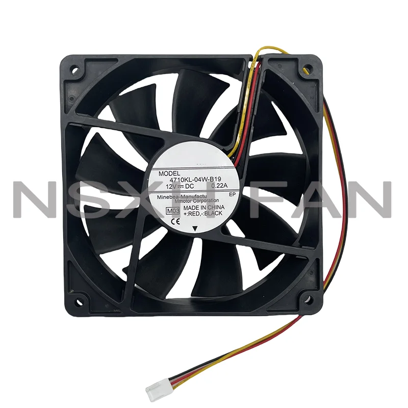 

12025 12V 0.22A 12CM CASE FAN COMPUTER FAN 4710KL-04W-B19