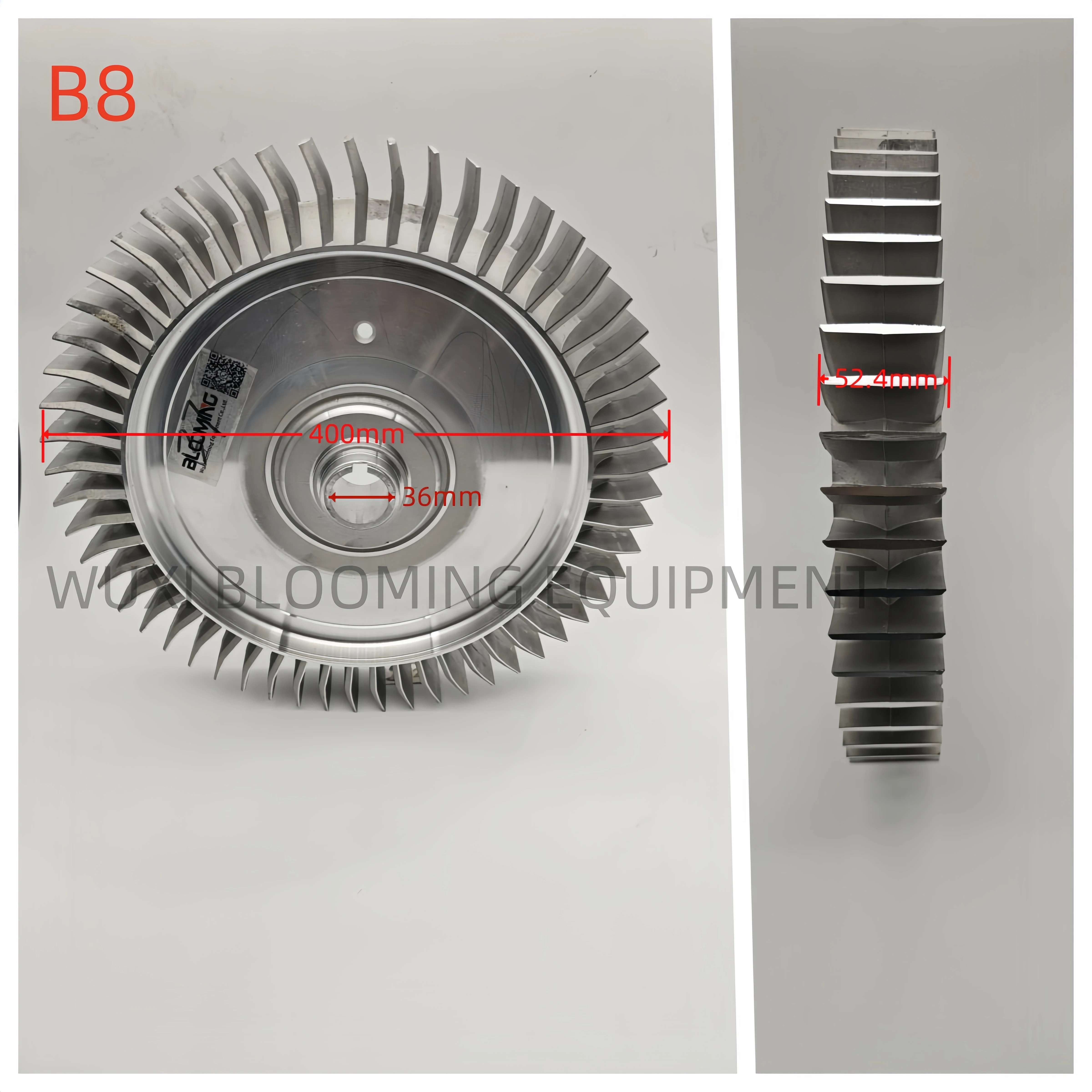 Imagem -06 - Canal Lateral Vortex Bomba Acessórios da Bomba de Vácuo Impulsor Anel Cnc b8 5.5kw a 11kw