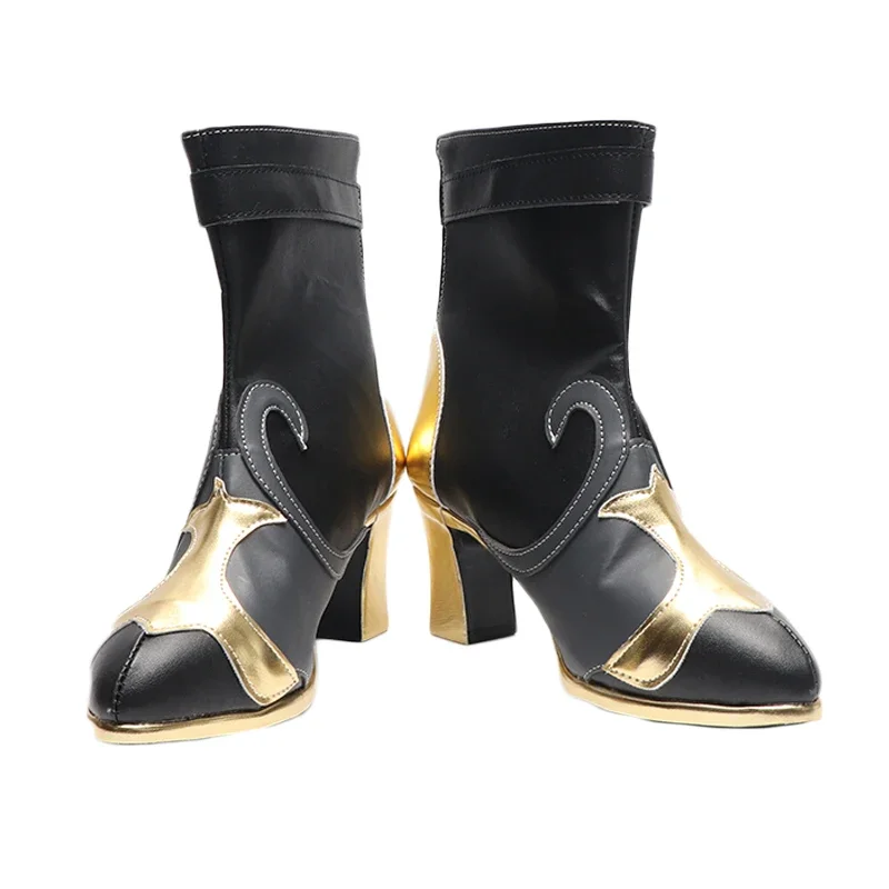 Novo jogo botas cosplay genshin impacto neuvillette sapatos personalizados adereços de festa de halloween em tamanhos grandes para homens e mulheres