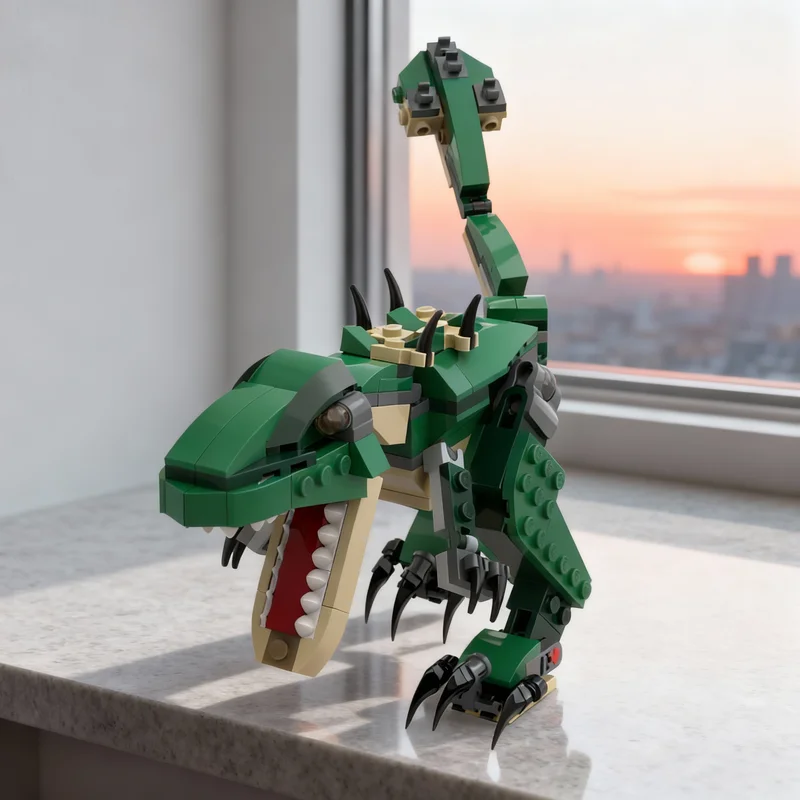 

183pcs MOC Creator 3 1 Trykosaurus Model Building Blocks Construction DIY Creative Idea Christmas Gifts Education Toy Brick Kids