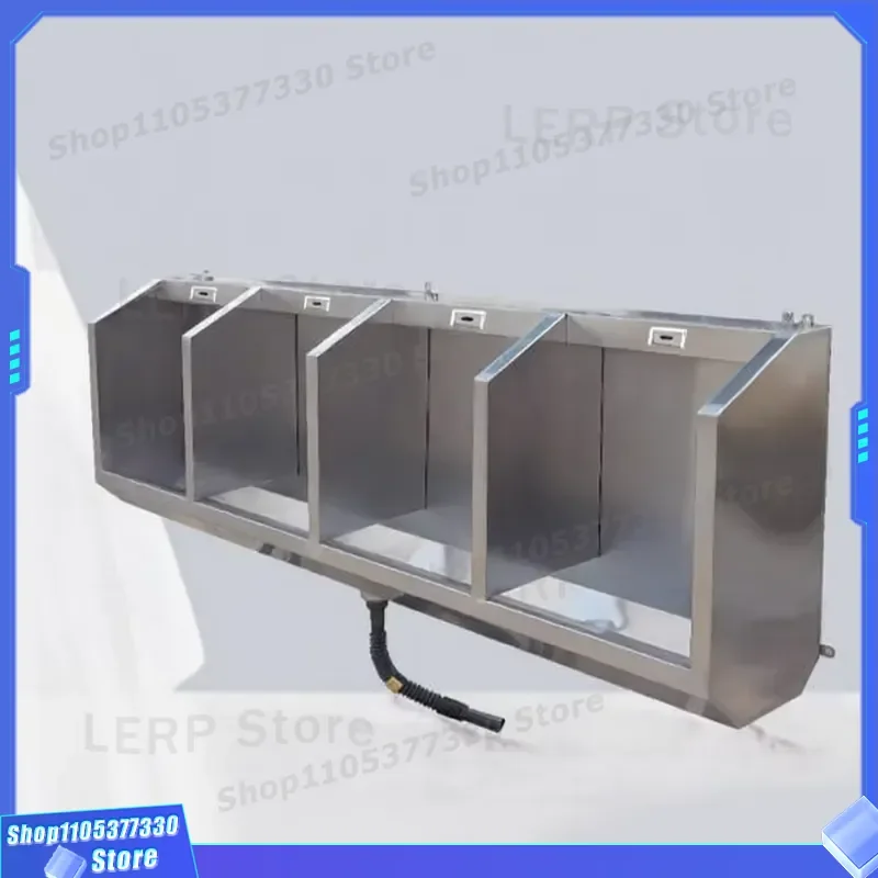 Stainless Steel Wall Mounted Urinal Modern Automatic Flushing Bathroom Fixture Commercial Restroom Sanitary Ware High Quality