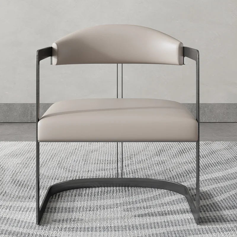Hotel, dining chair, home, premium, modern, simple, light luxury, reception, new