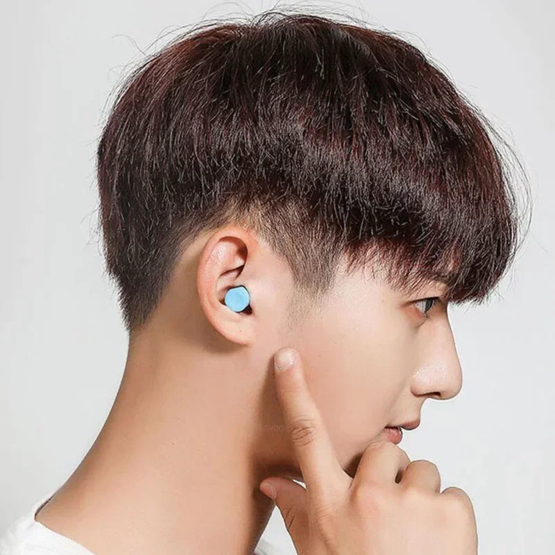 Mini Ear Plugs Soundproof Earplugs For Sleep Special Mute Soft Slow Rebound Anti-Noise Protection Ear Plug For Study Work