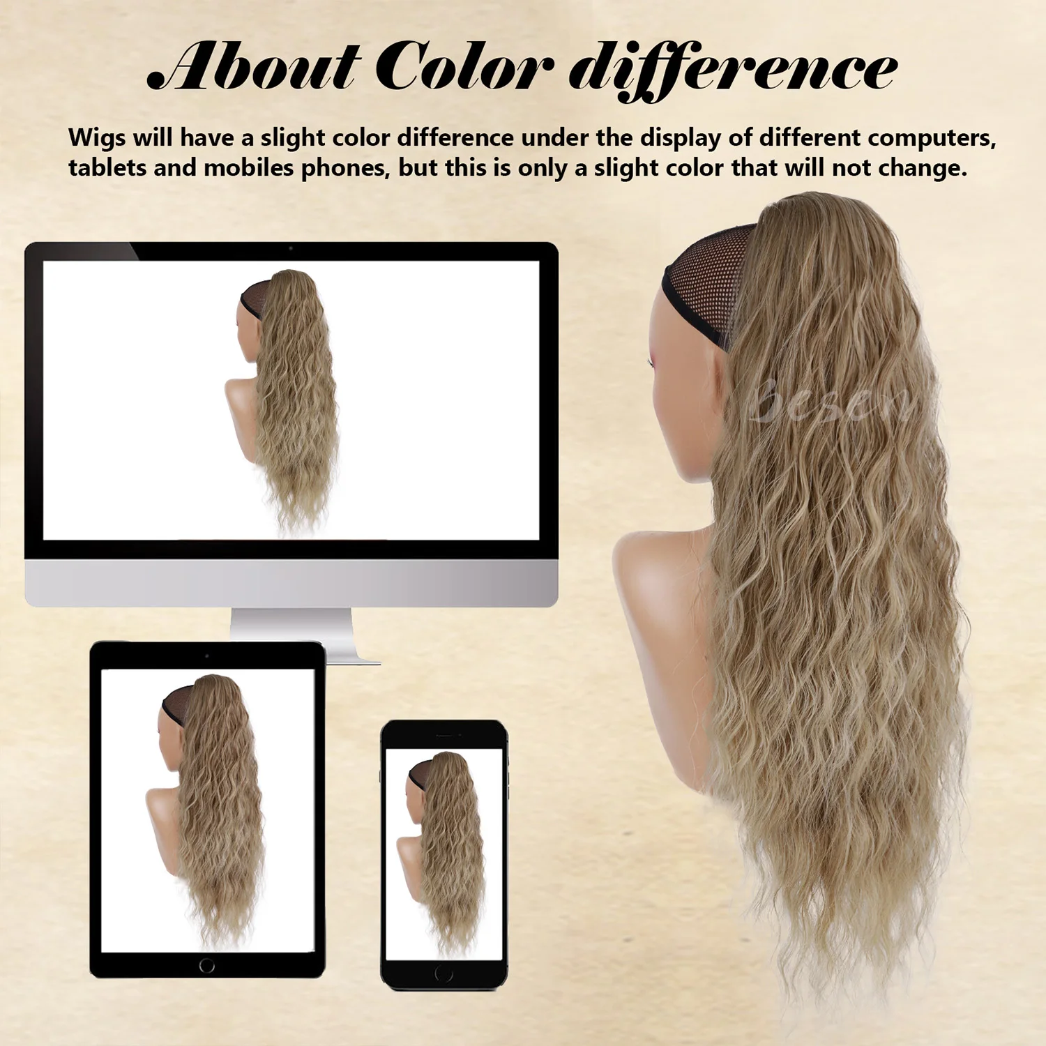 الاصطناعية ذيل حصان تمديد مجعد متموج الرباط ذيل حصان وصلات شعر للنساء كليب في ذيل حصان قطع الشعر حفلة يومية