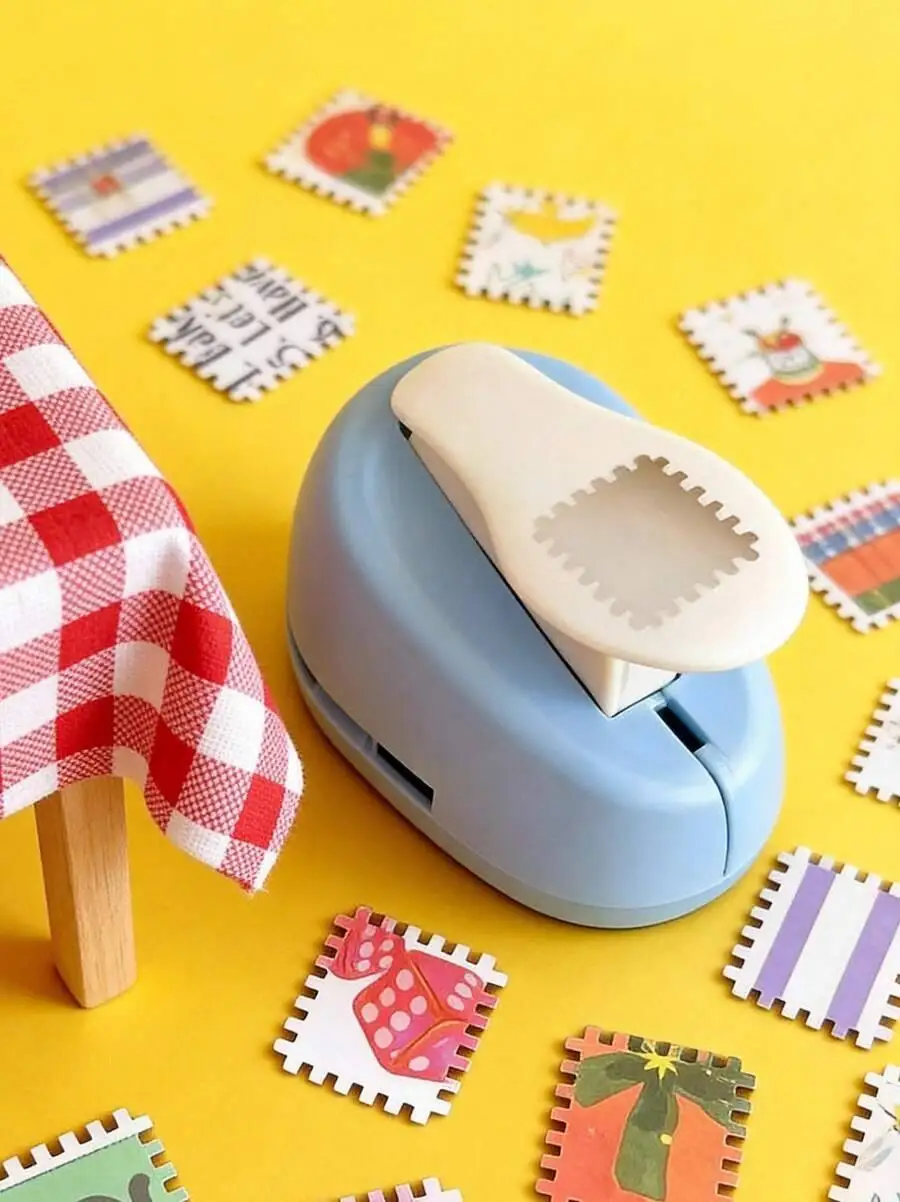 

1Pc Stamp Planner Hole Punch, Creative Handmade Embossing Tool, Scrapbooking Material Collection Tool