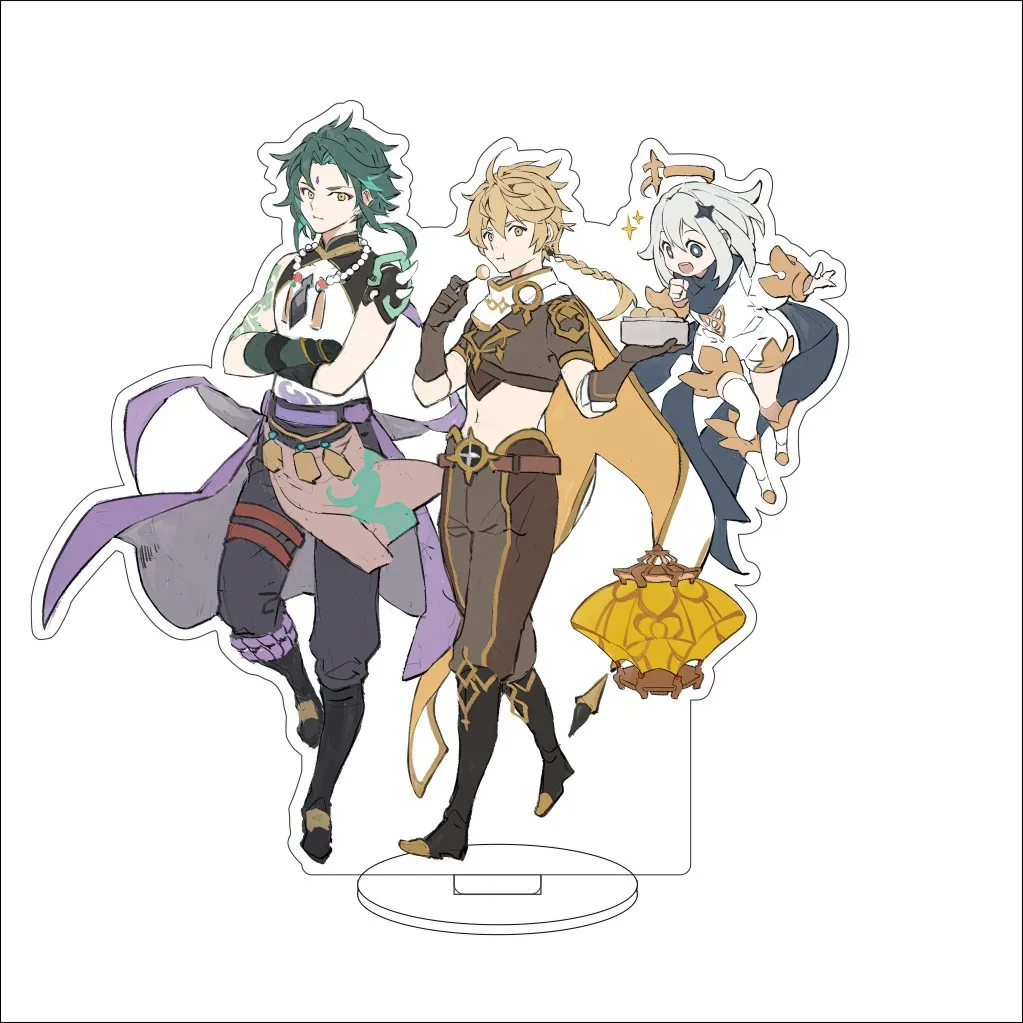 16CM Anime Game Genshin Impact Xiao Cos Acrylic Figure Stand Ornaments Chrismas Gifts Goods view 3