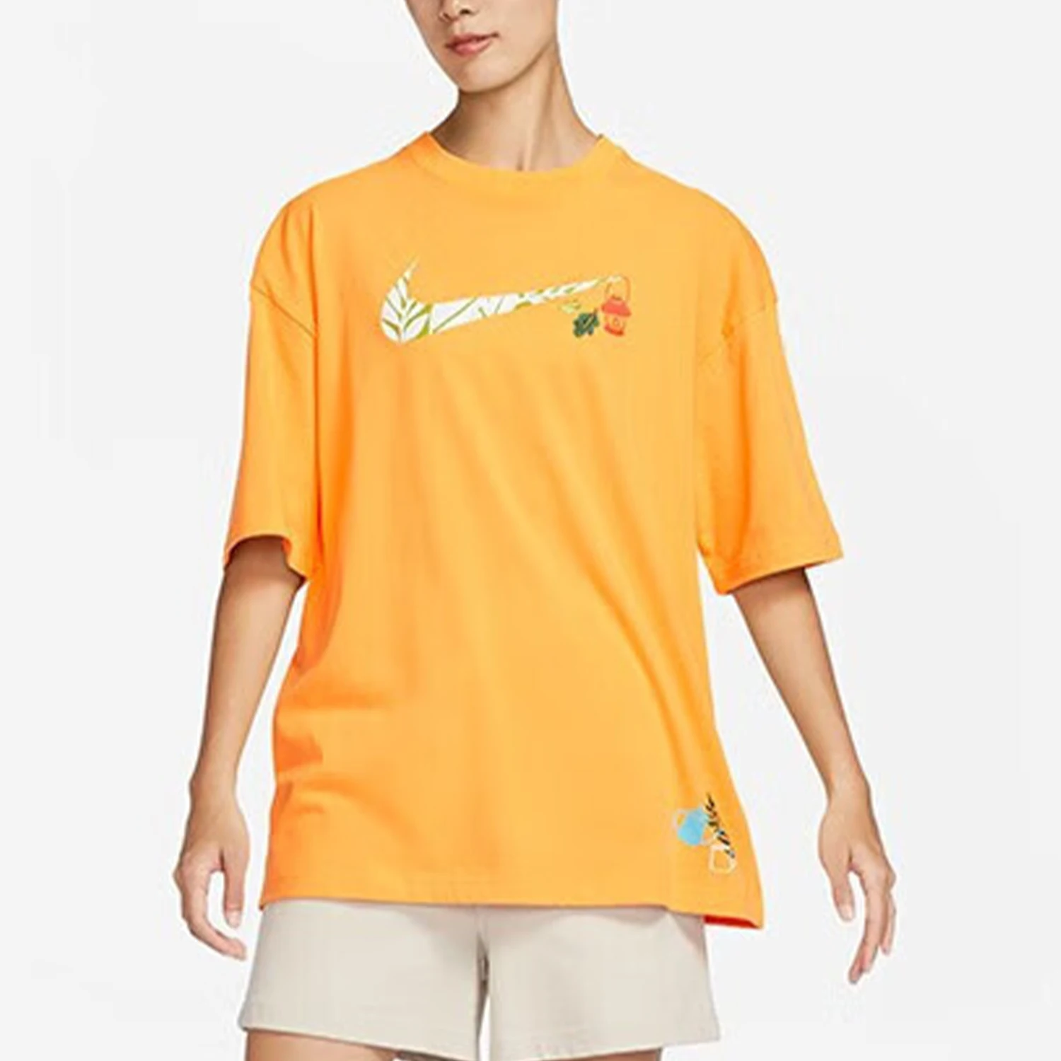 

Nike Official Authentic 2024 New Women's Cartoon Print Loose Casual Short Sleeve FN3711-717