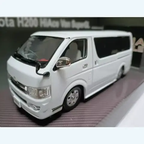 1:24 Skala Toyota H200 HiAce Bilmodell Legering Gjuten Fordon Metall Simuleringsleksak Samlarleksak Vuxna Pojkar Souvenir Presentleksaker 10 best sales gjuten Hiac - №9