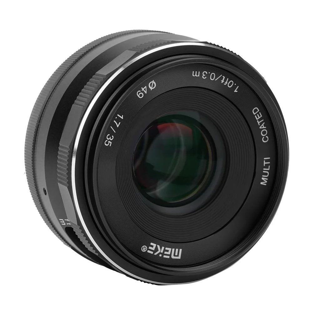 MEIKE 35mm f1.7 X-Mount Manual Focus Lens for Fujifilm X-T1 X-T10 X-T2 X-T20 X-T3 X-T4 X-T100 X-T200 X-T30 X-PRO02 XS10 XS20