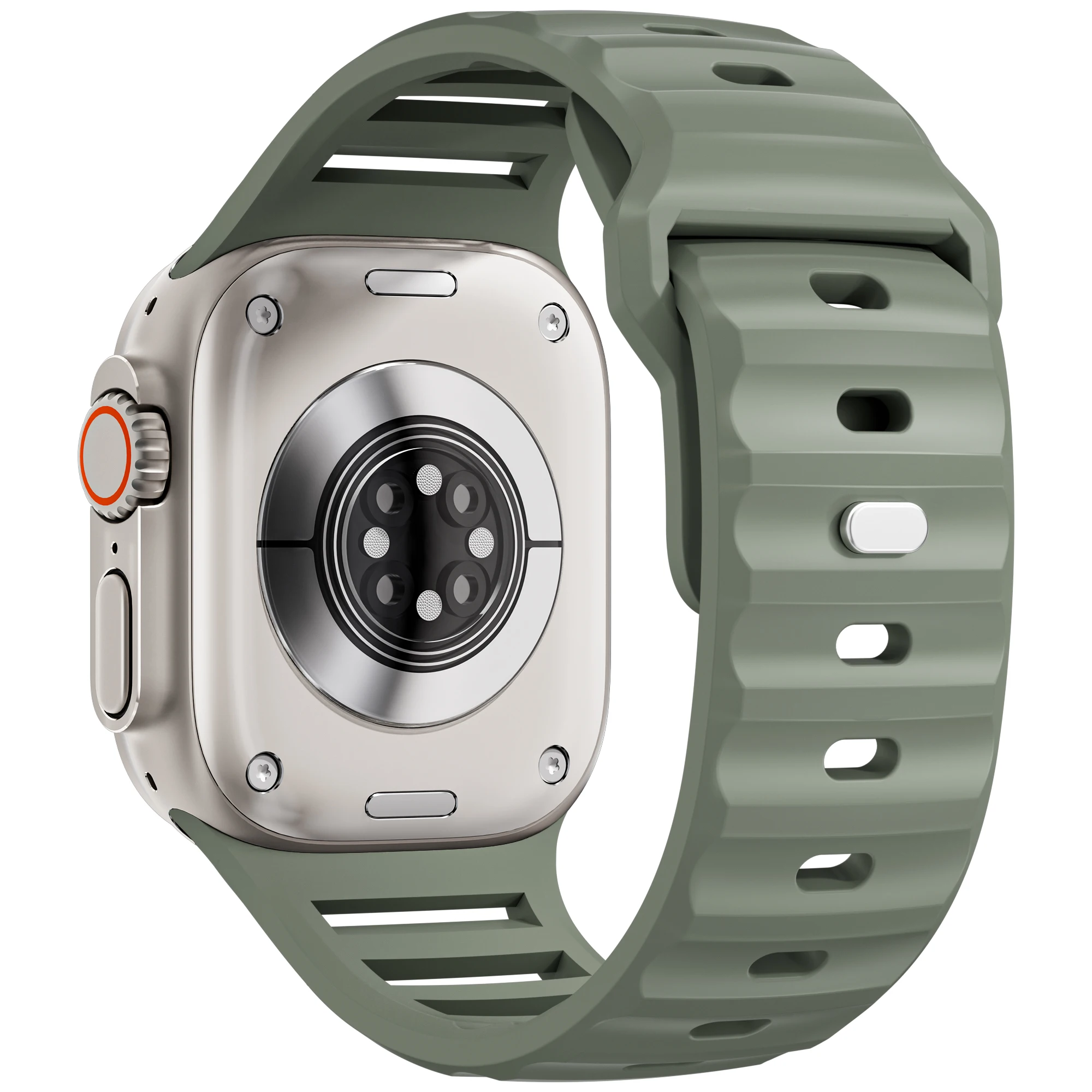 Sport-Silikonarmband für Apple Watch Band 45 mm 44 mm 49 mm 40 mm 41 mm 38 mm Correa-Armband iWatch Serie 9 8 7 6 5 SE Ultra 2 Bänder