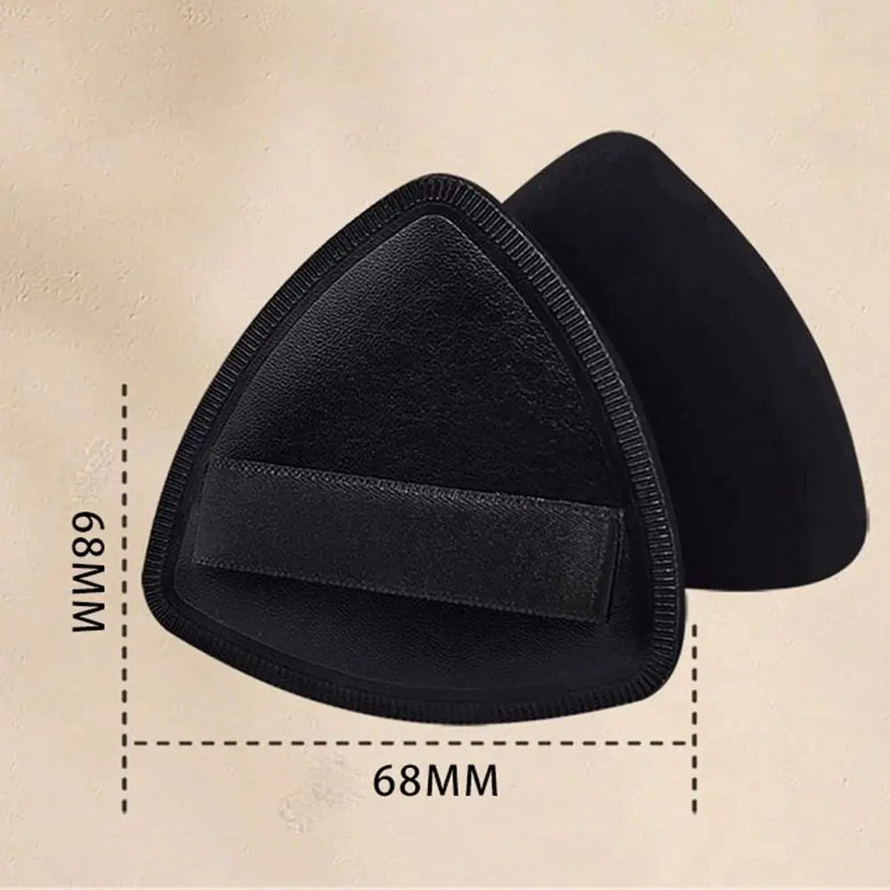 Black Triangle Powder Portable Dual-Use Lightweight Air Cushion Puff Dry Wet Use Soft Concealer Makeup Cosmetic Applicator Tools