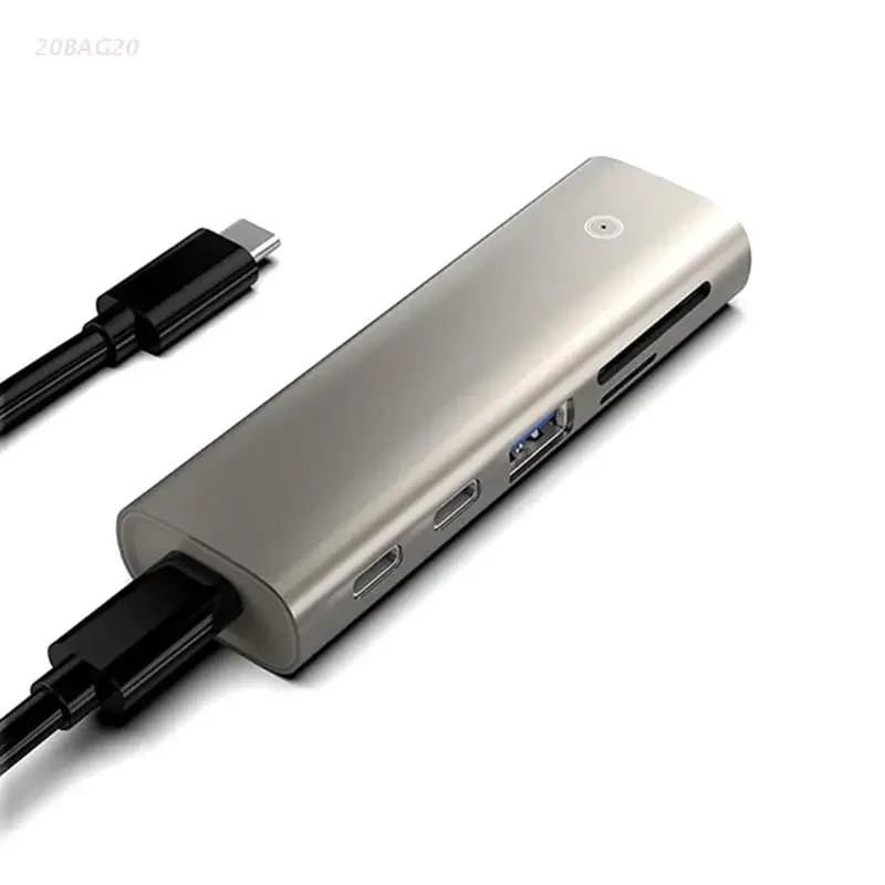 

USB3.0 High-speed Transmission 6-port Splitter USB Multi-port Adapter